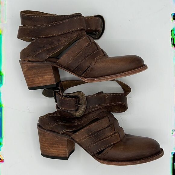 Freebird By Steven Lucky Mules Size 6 Brown - Picture 8 of 13